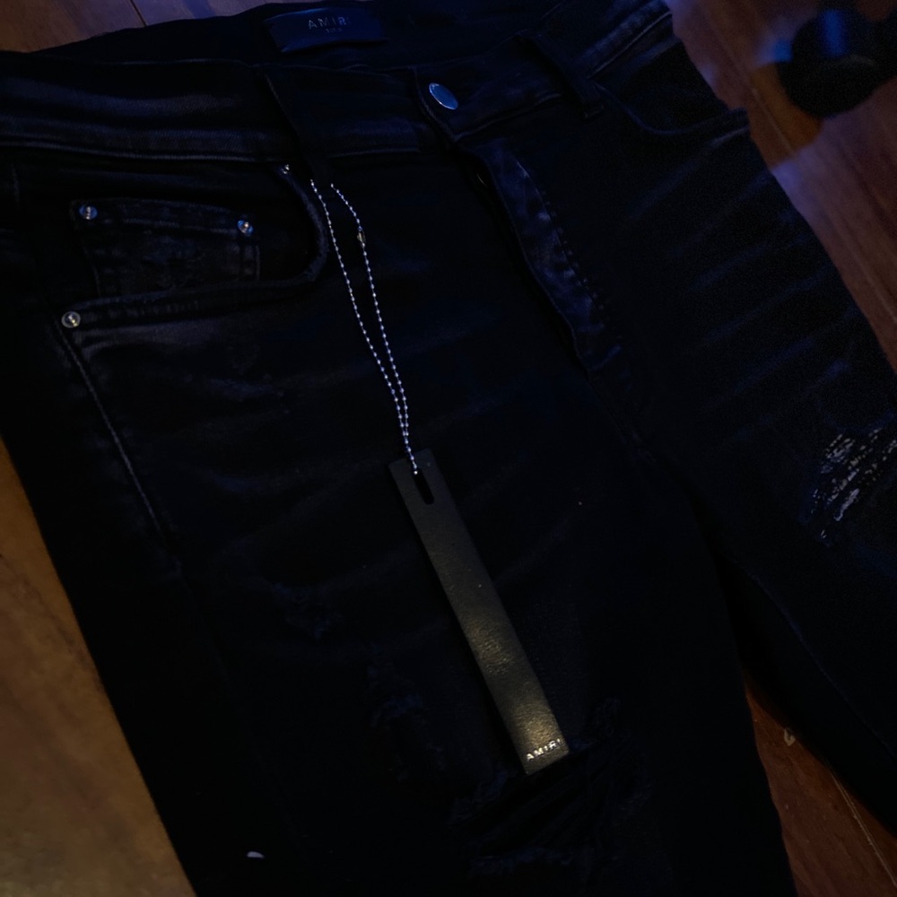 AMIRI Black Skinny Jeans